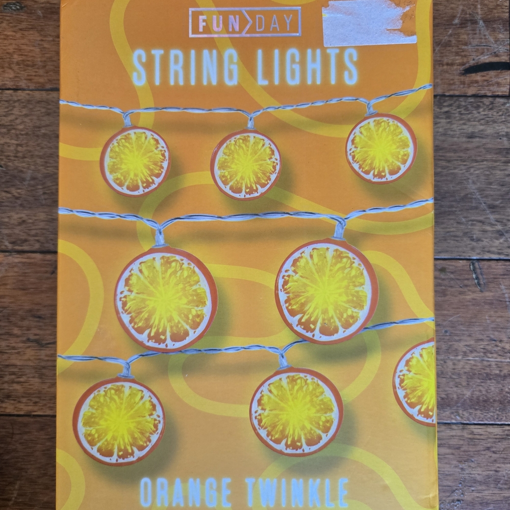 Orange Twinkle String Lights - Picture 3 of 6